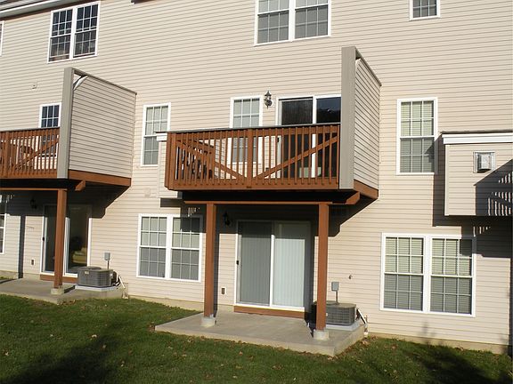 View of the deck from the Courtyard