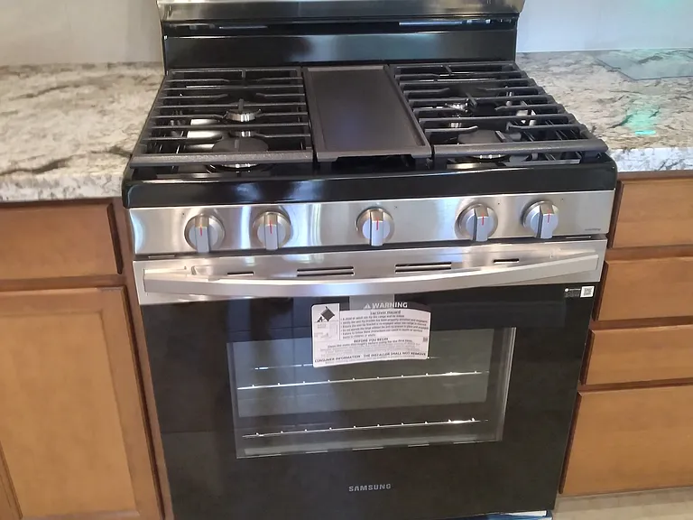 brand new gas range