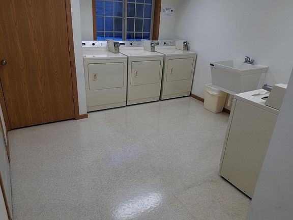 Laundry room in building