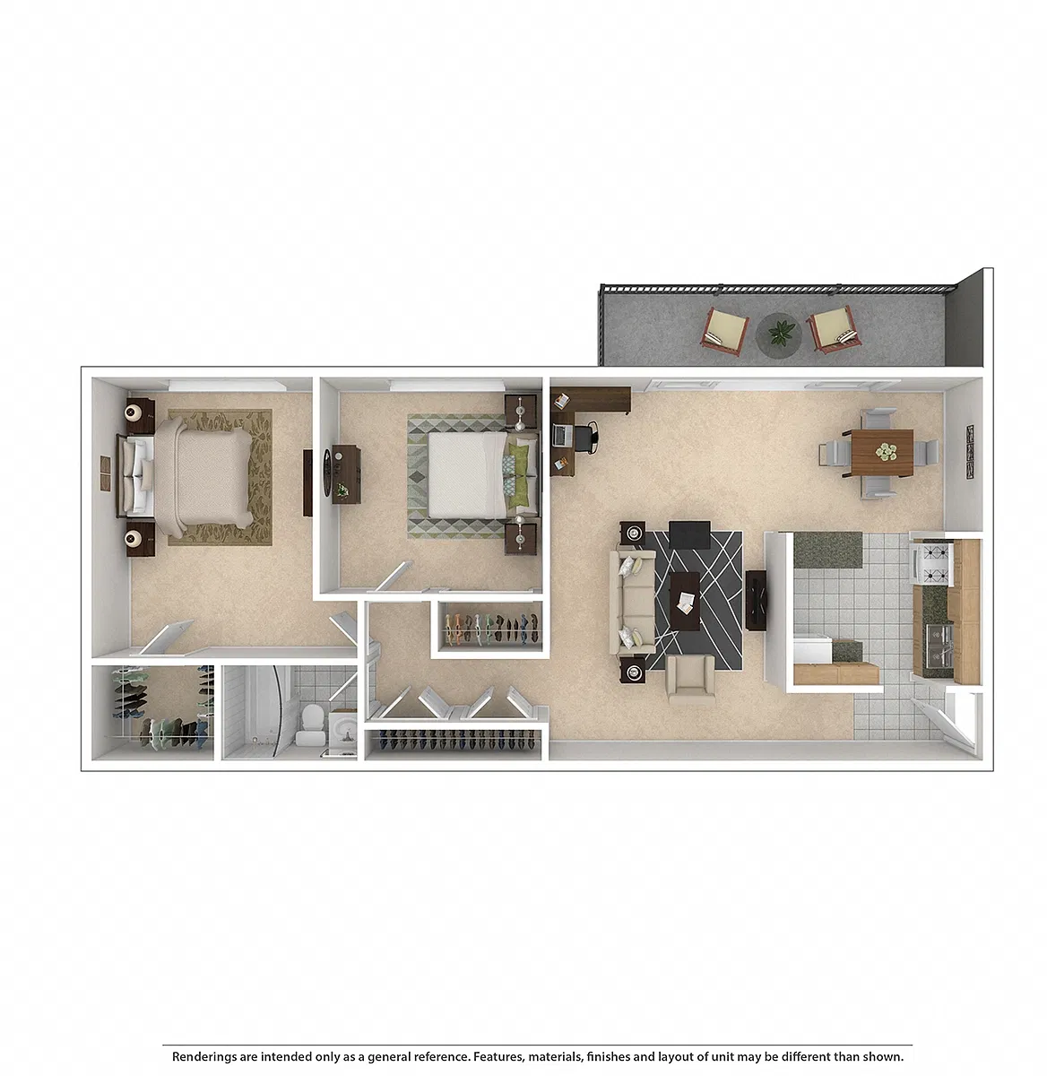 Floor plan Laurelton Court 2 Bed 1 Bath