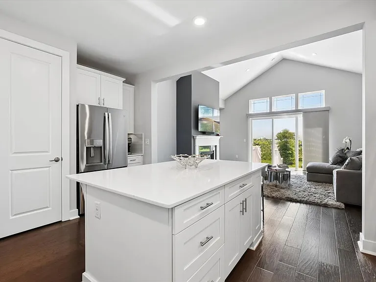 Kitchen open to Living Room