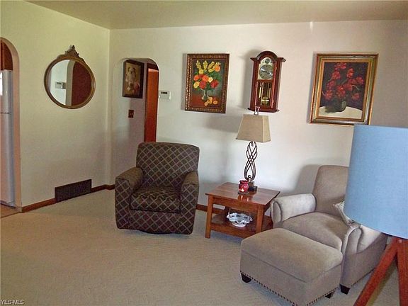 Entry is the 16 x 13 livingroom.  The house was built in 1960.  The lot is 55 x 150.