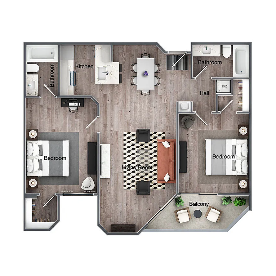 Floor plan Hepburn