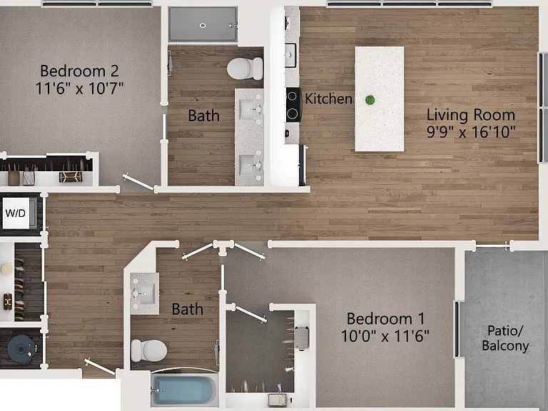 B5 floor plan Centro at Pine Nash