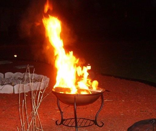 Entrance Fire Pit Wood Burner