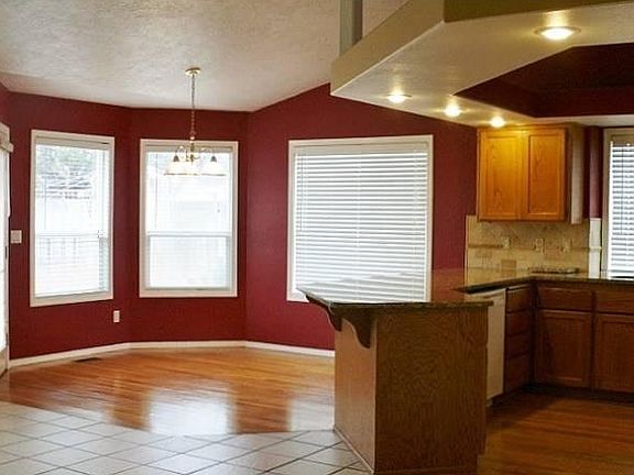 dining room and kitchen