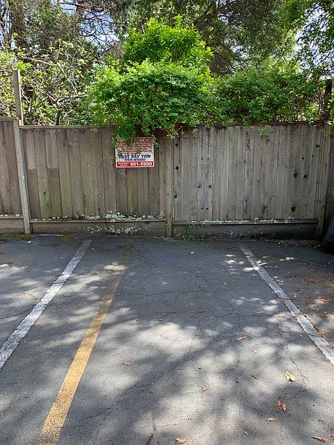 parking spot in the back of building