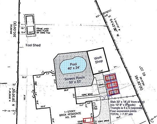 Site Plan of Property