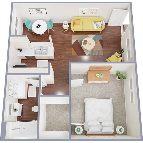 Floor plan 1X1