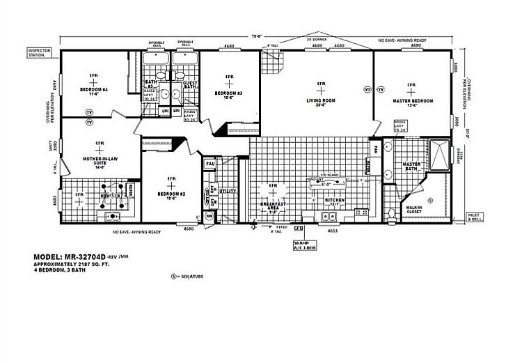 2187 SQF Model Floorplan