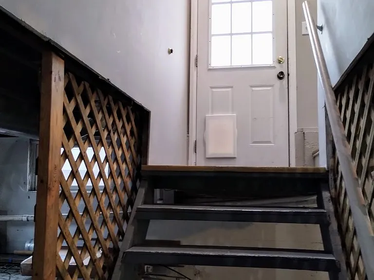 Basement steps
