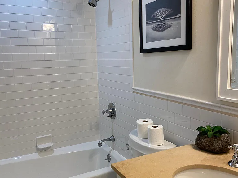 Bedroom 2 has full bath en suite.