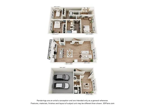 Floor plan Rowhome II