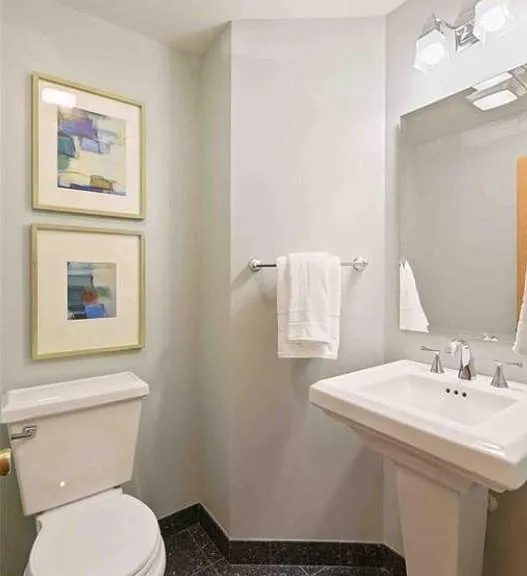 Guest half bathroom