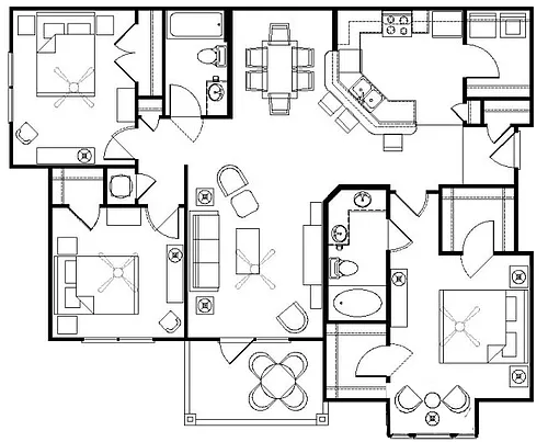 Floor plan Expansive & Inviting