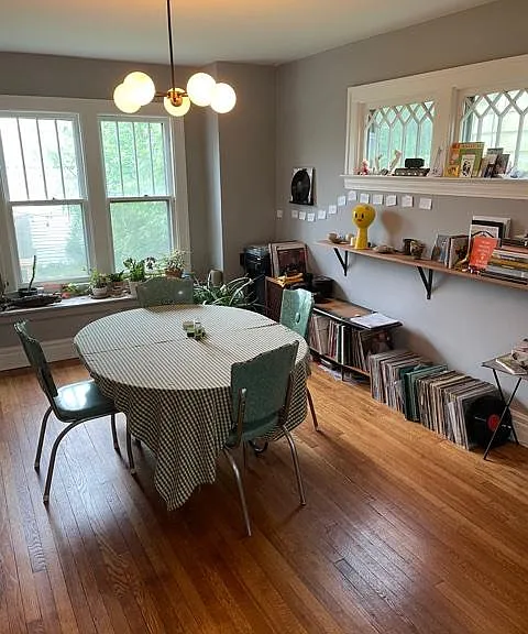 Dining room from the living room.