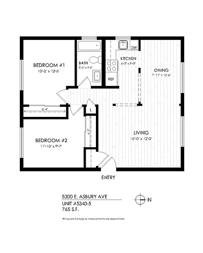 Floor plan 2 Bedroom