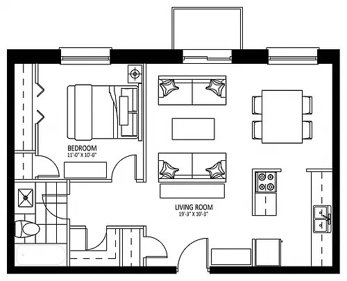 Floor plan 205