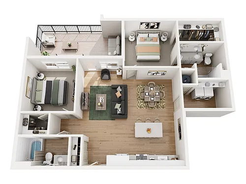 Floor plan Platte