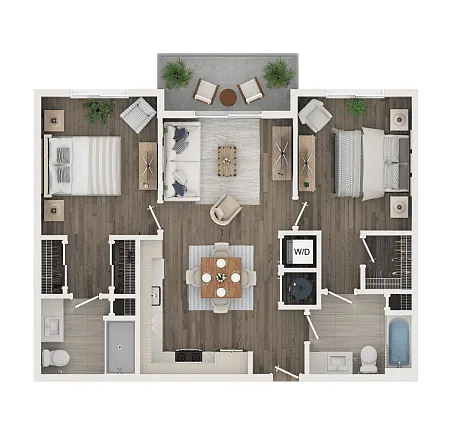 Floor plan Model B