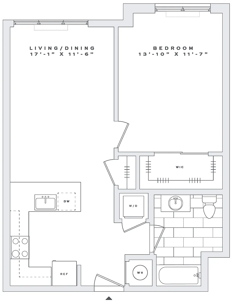 Floor plan 1P