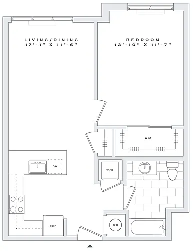 Floor plan 1P