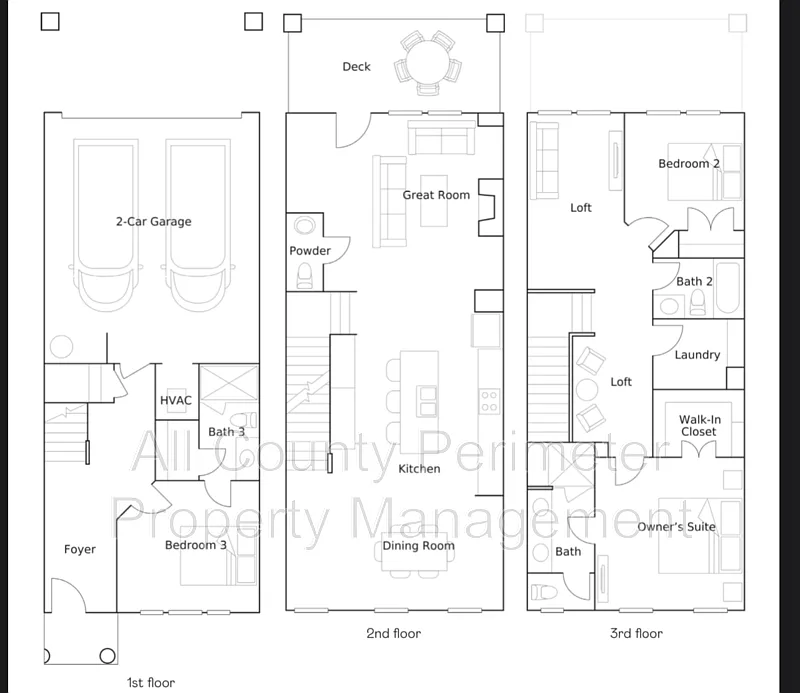 3 bed, 3.5 bath, 2185 sqft, $3,320 — Photo 3