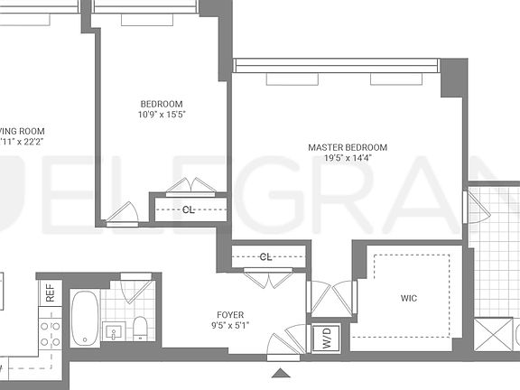 2nd image of 322 W 57th St APT 45D2