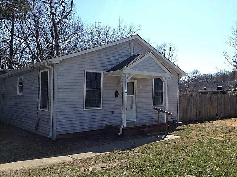 Front view of house