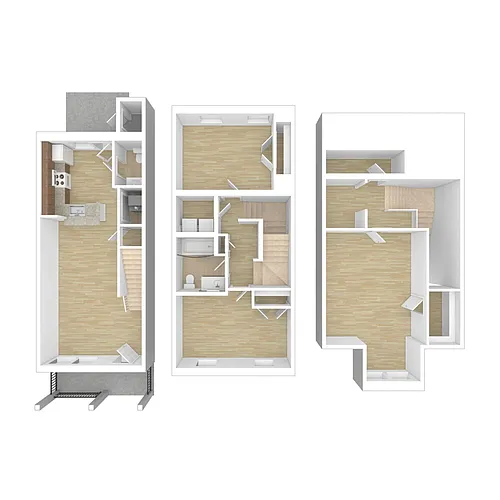 Floor plan 3A - 3 Bedroom