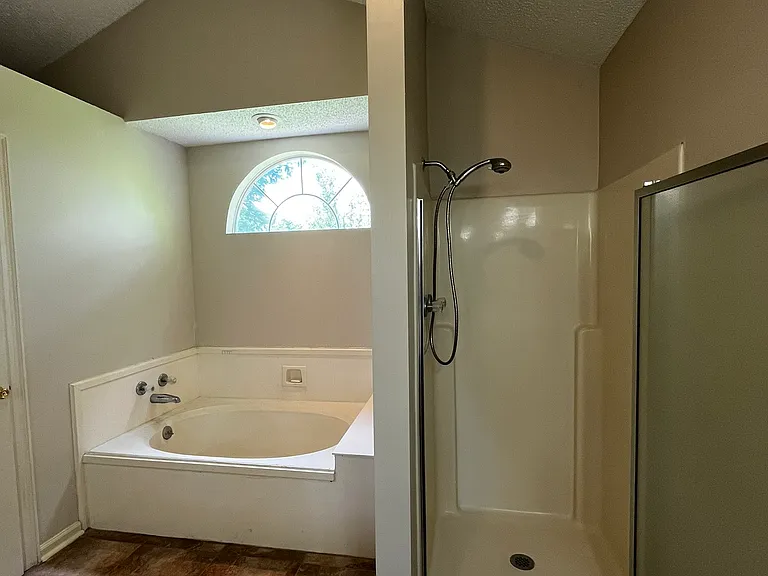 Master bath (Walk in shower and bath tub)