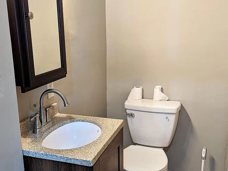Bathroom with everything new
