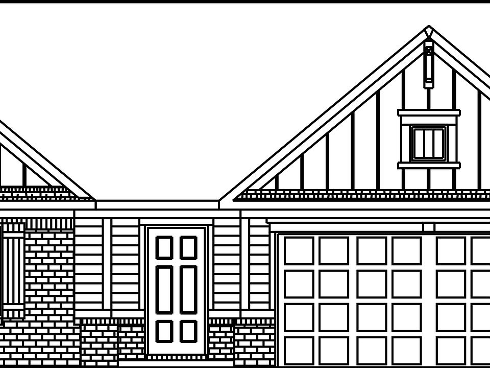 CR1574 Farmhouse Elevation