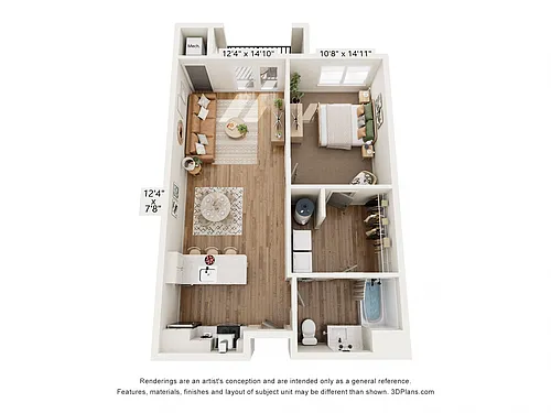Floor plan A1B