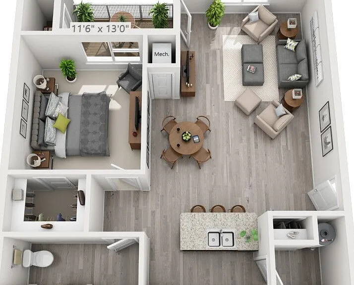 The Forte | 1 Bedroom | 1 Bathroom
