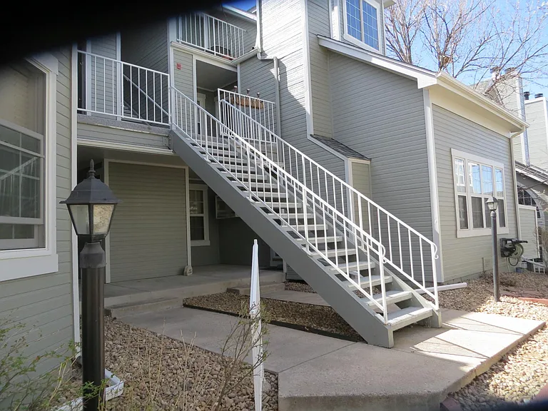 Located up the stairs on second floor. No one is above you.
