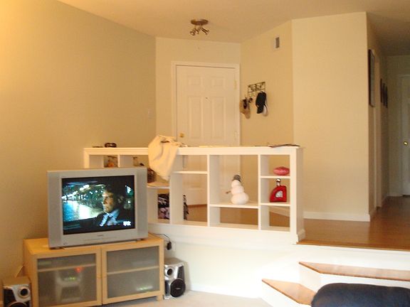 front entry from living room