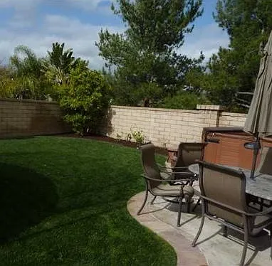 Backyard ~ jacuzzi has been removed.