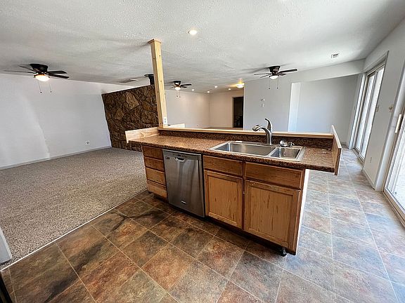 Kitchen and Living room