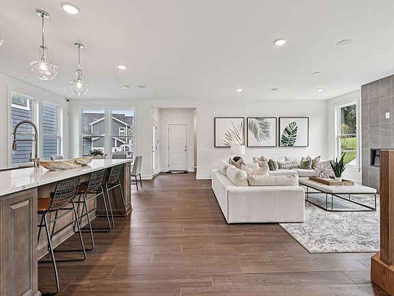 Kitchen Opens to the Gathering Room