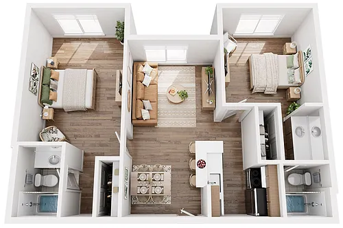 Floor plan The Addison INCOME-RESTRICTED