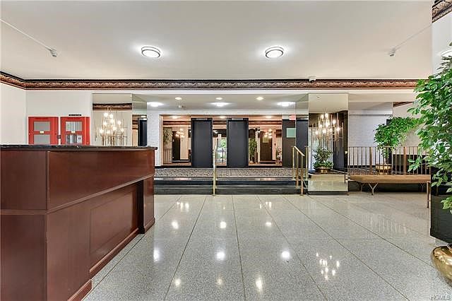 Lobby with doorman