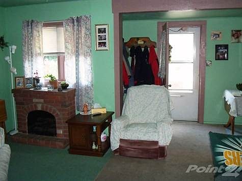 side entrance into living room