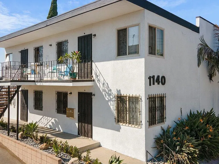 Exterior - small fourplex building, it's on a hill with a good breeze