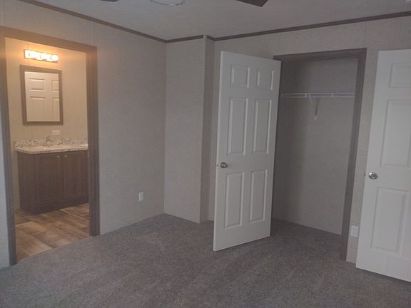 Master bedroom with master bath