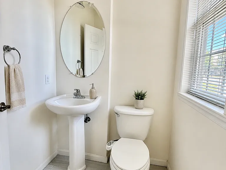 Powder Room-virtually staged