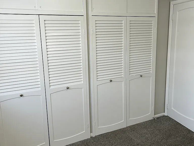 Large Closet with storage above