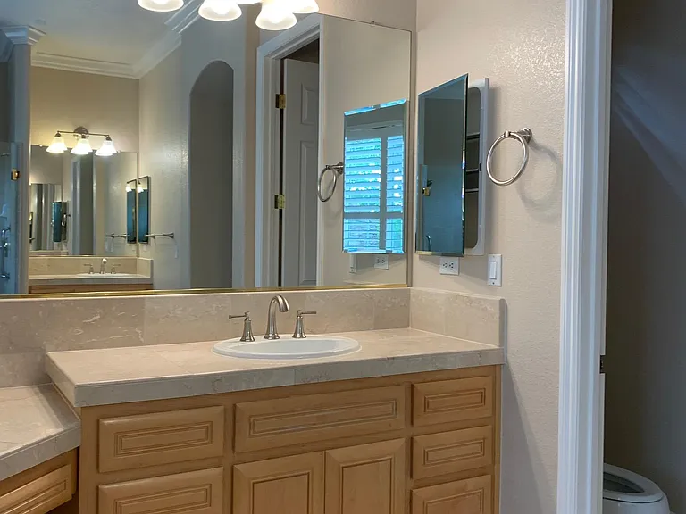 Primary Bathroom-One Sink Area