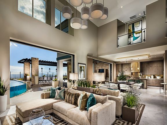 Great room with views to the kitchen