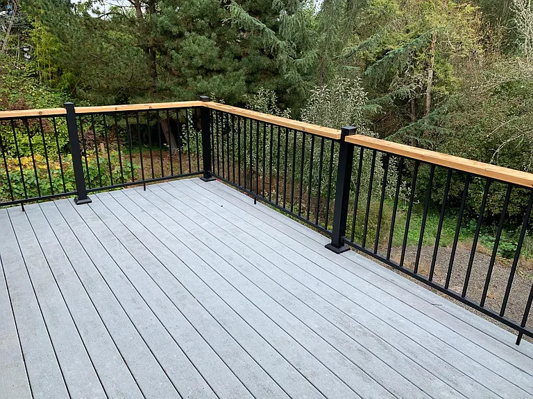 Personal back patio